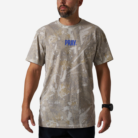 Vintage Washed Tee - PRAY - Drifter Camo