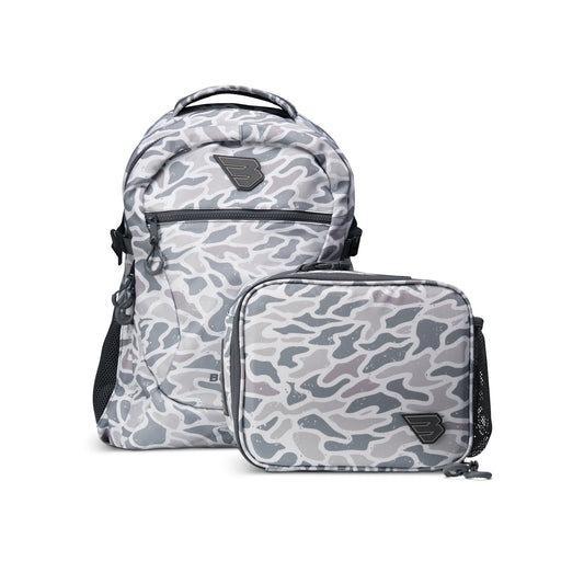 Backpack & Lunchbox Bundle - White Camo