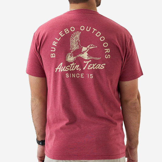 Short Sleeve Tee - Classic Duck - Heather Red