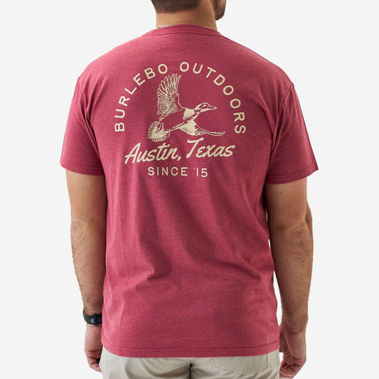 Short Sleeve Tee - Classic Duck - Heather Red