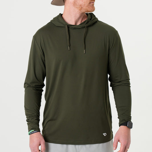 Performance Hoodie - Mallard Green