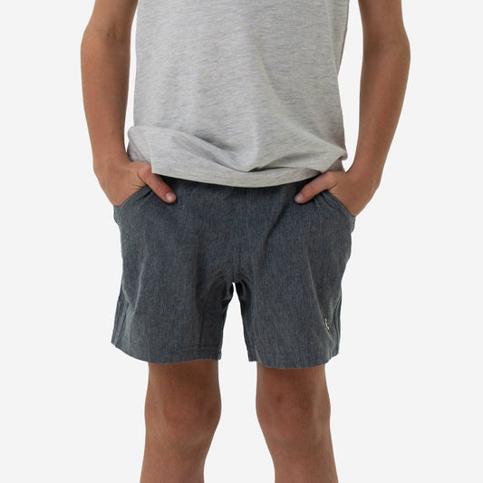 Youth Athletic Short - Grizzly Grey - Deer Camo Liner