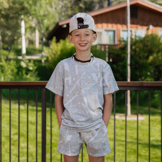 Youth Vintage Washed Tee - Drifter Camo