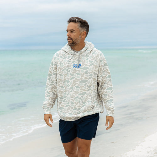Vintage Washed Graphic Hoodie - Pray — image 3