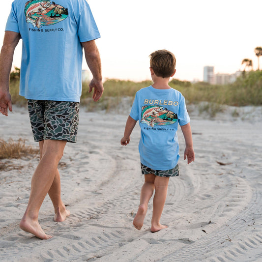 Youth Everyday Short - Retro Duck Camo - Grey Pocket