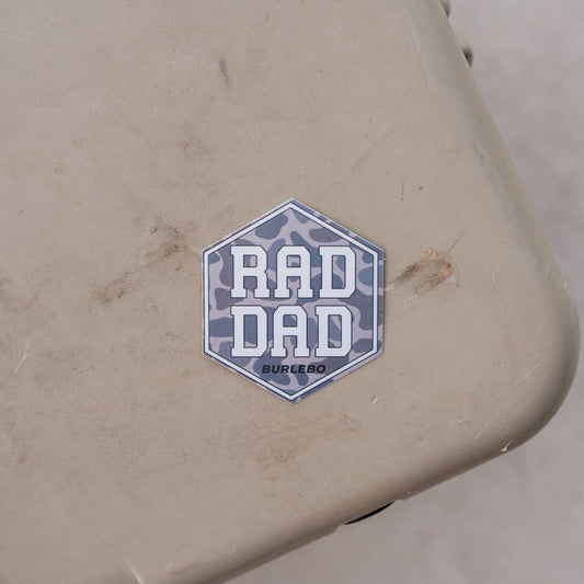 BURLEBO Sticker - Rad Dad Classic Deer Camo