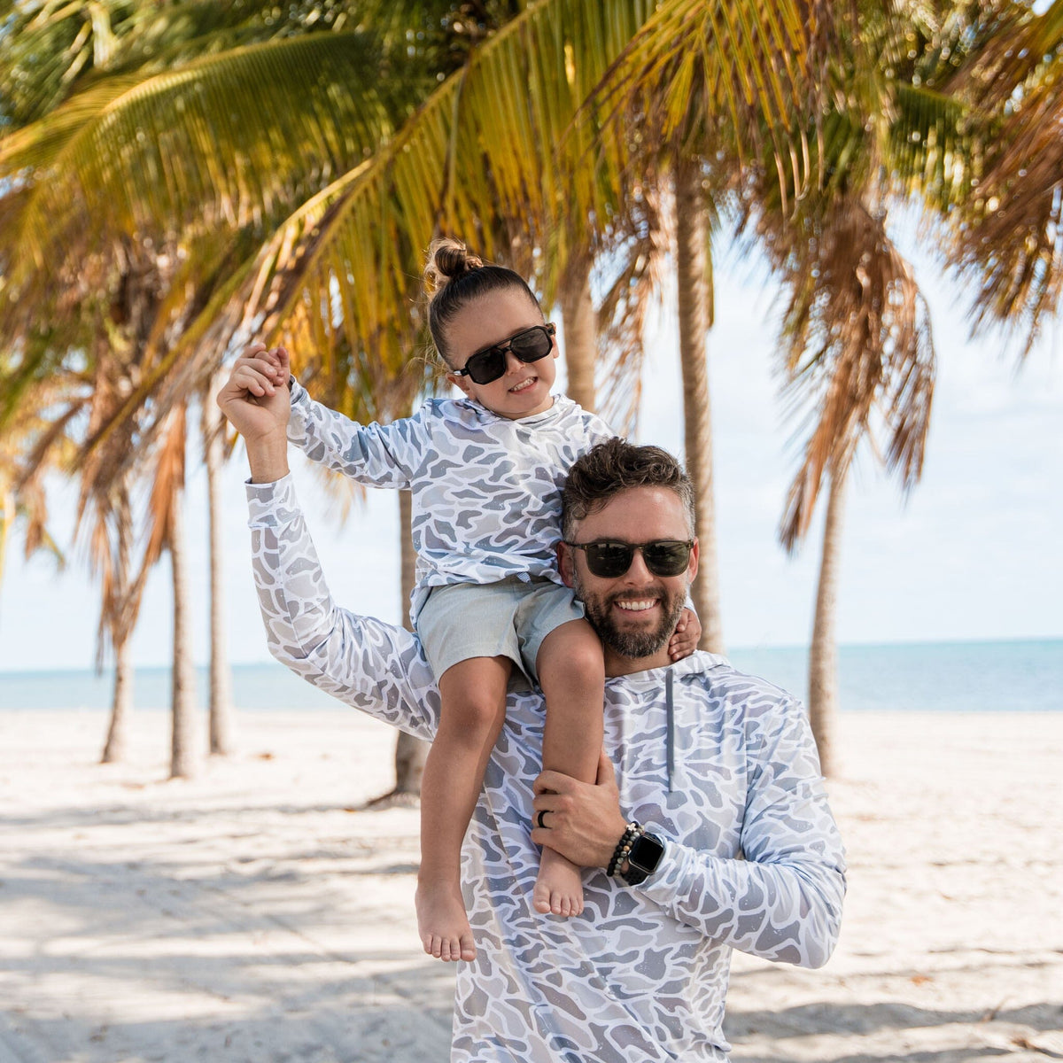 Father and Son Bundle - Performance Hoodie - White Camo
