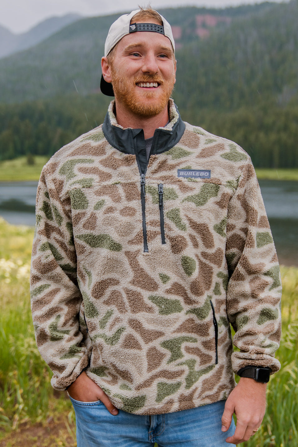 Sherpa - Quarter Zip - Alpine Camo