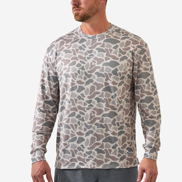 Long Sleeve Go To Tee - Classic Deer Camo