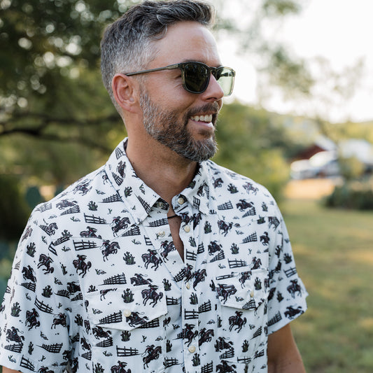 Performance Western Shirt - Cowboy Country