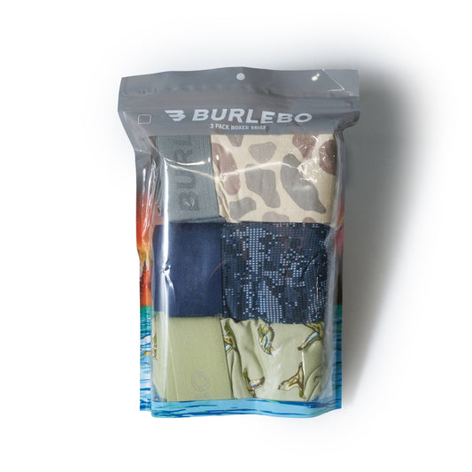 Boxer Briefs - Classic Deer Camo, Digi Camo Navy, Flying Mallards Green