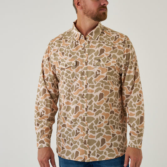 Long Sleeve -  Performance Western Shirt - Venado Camo