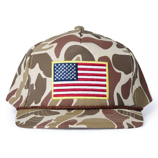 Cap - American Flag - Camo