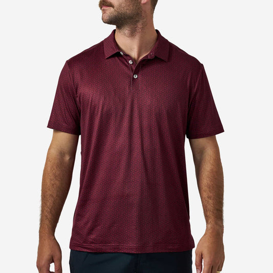 Father and Son Bundle - Performance Polo - Vintage Helmets - Maroon