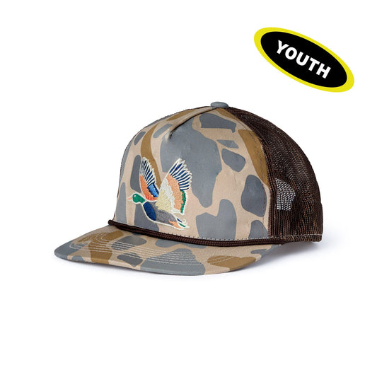 Youth Cap - Retro Camo Duck