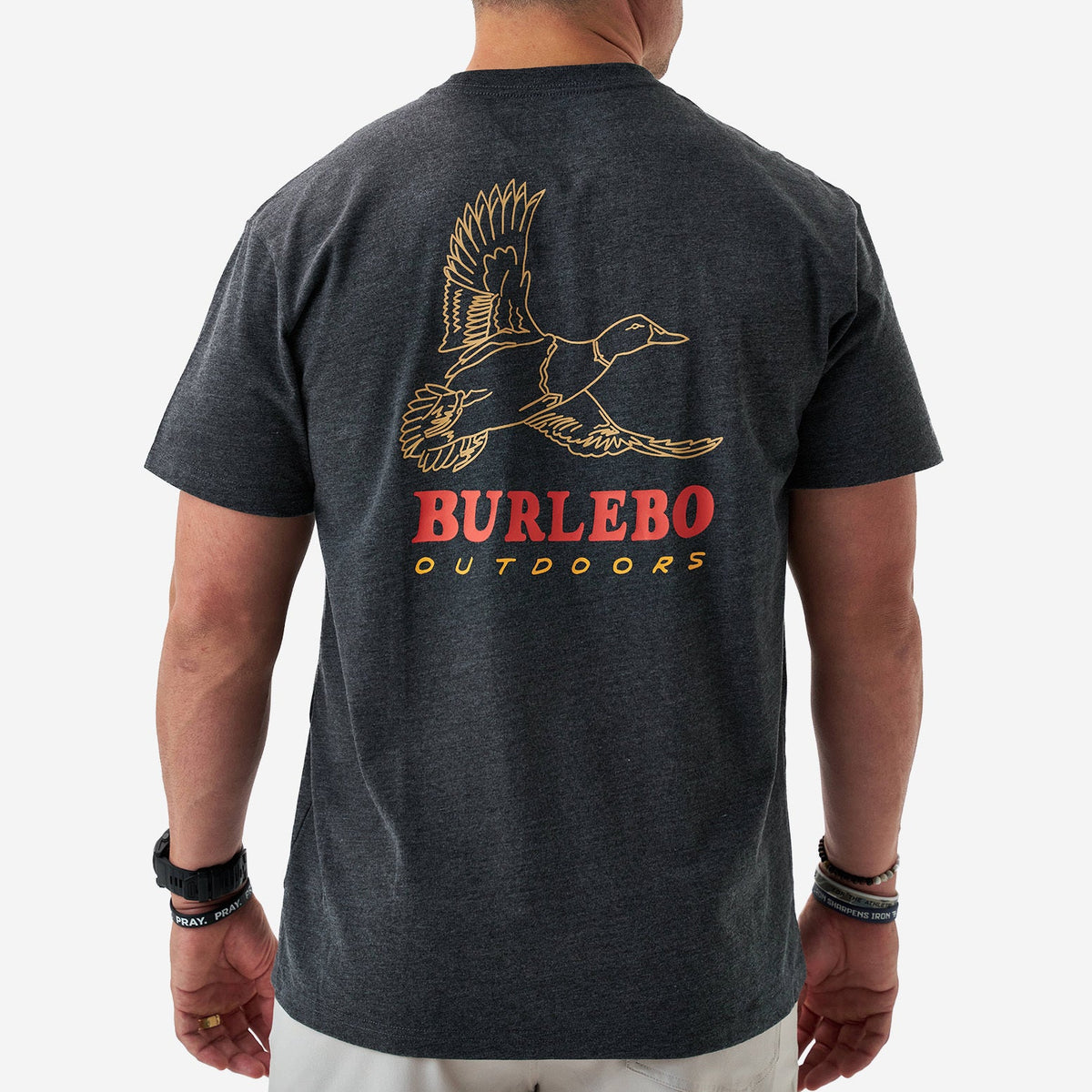 Short Sleeve Tee - Duck Wild - Heather Black