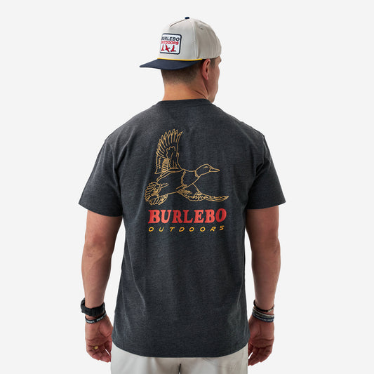 Father and Son Bundle - Short Sleeve Tee - Duck Wild - Heather Black