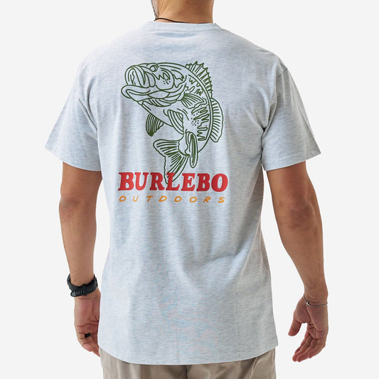 Short Sleeve Tee - Fish Wild - Ash Grey