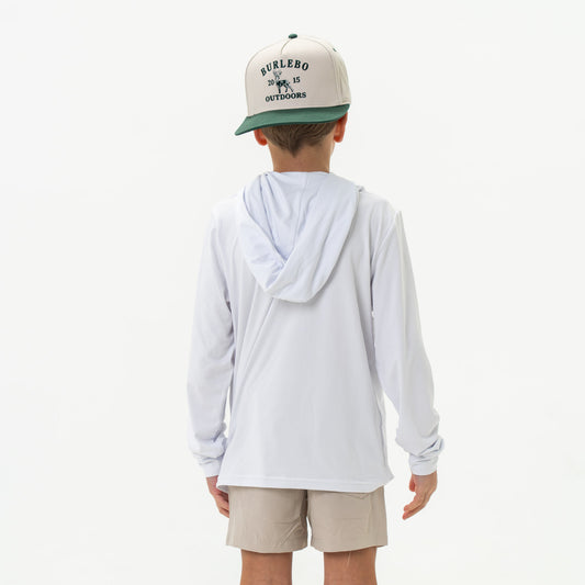 Youth Performance Hoodie - White