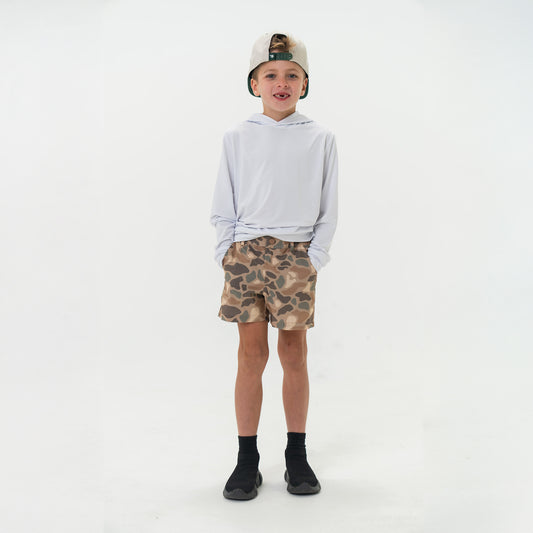 Youth Everyday Short - Pintail Camo - Brown Pocket
