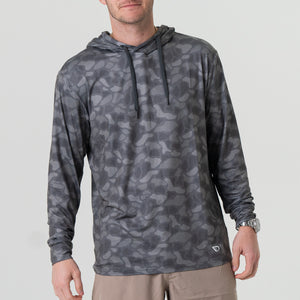 Performance Hoodie - Stone Camo