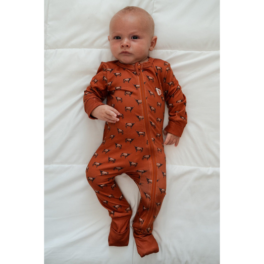 Baby Zip Up - Cattle Drive