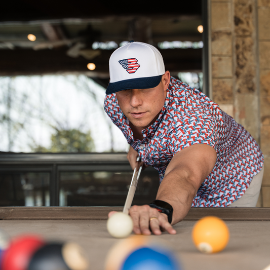 Performance Polo - Texas Flag