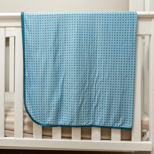 Baby Swaddle - Texas - Light Blue