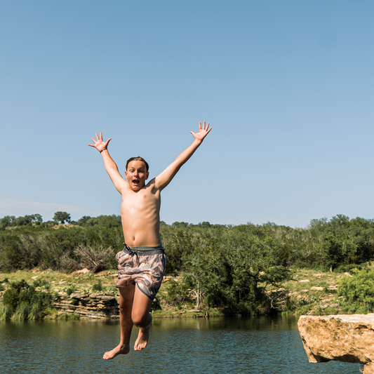 Youth Swim Trunk - Jumbo Pintail Camo