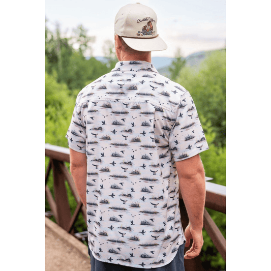 Performance Button Up - Duck Hunt
