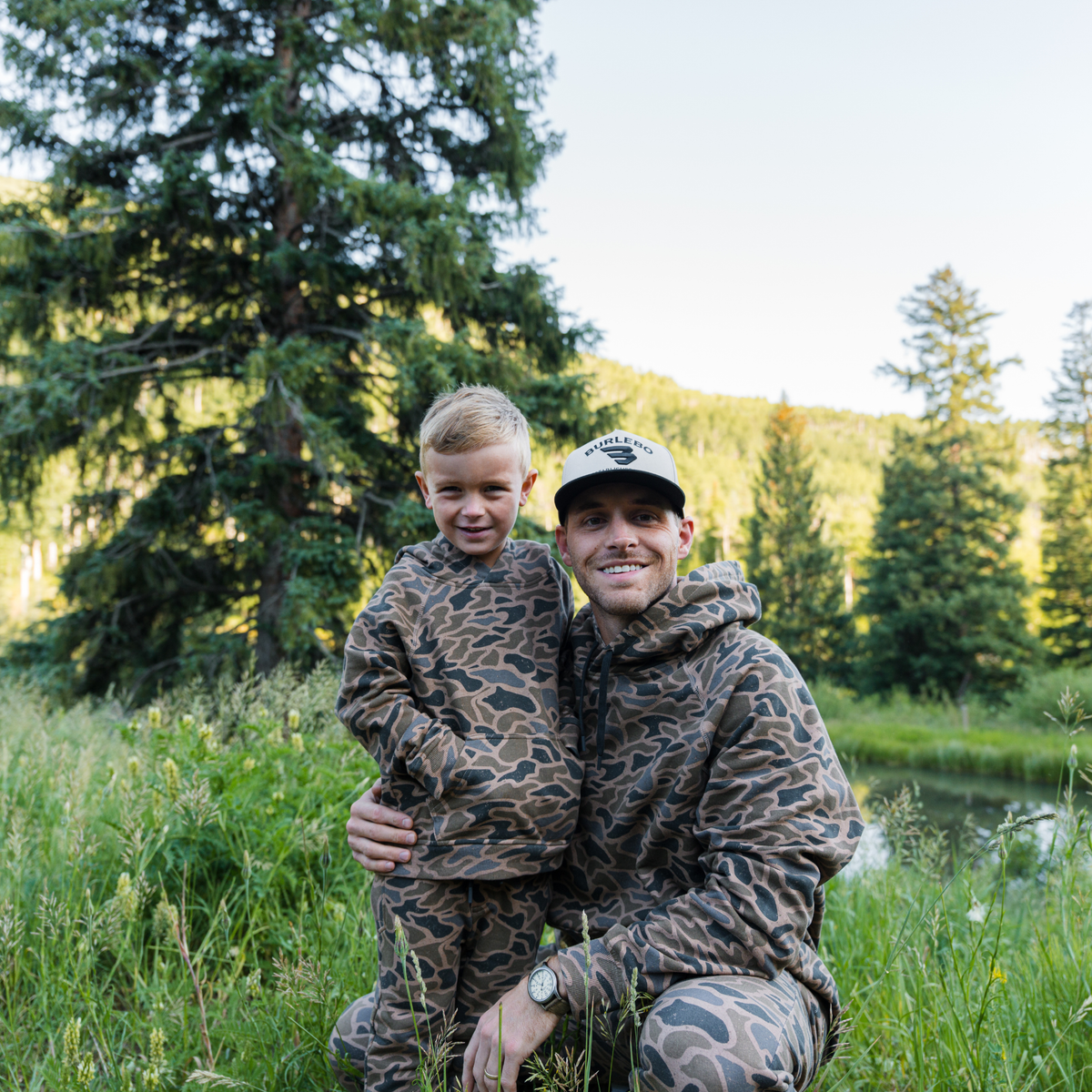 Father and Son Bundle - Fleece Hoodie - Gauge Camo