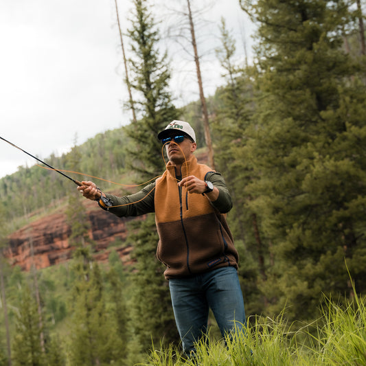 Montana Vest - Multi Brown