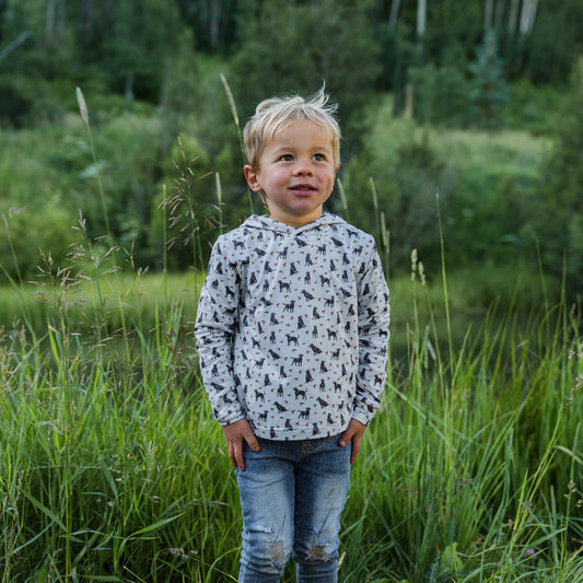 Youth Performance Hoodie - Ducks And Dogs