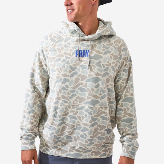 Vintage Washed Graphic Hoodie - Pray