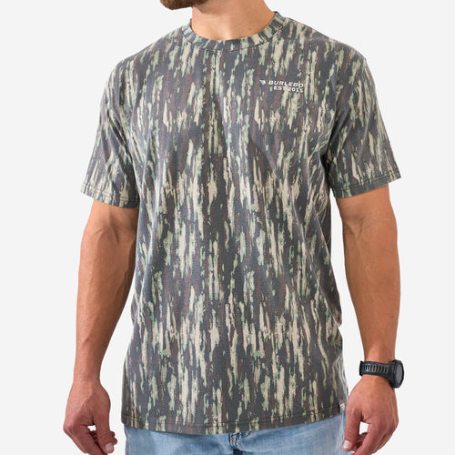 Vintage Washed Graphic Tee - Proverbs 27:17 - Midland Camo