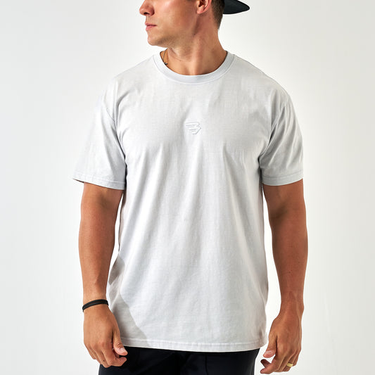 Vintage Washed Tee - Light Grey