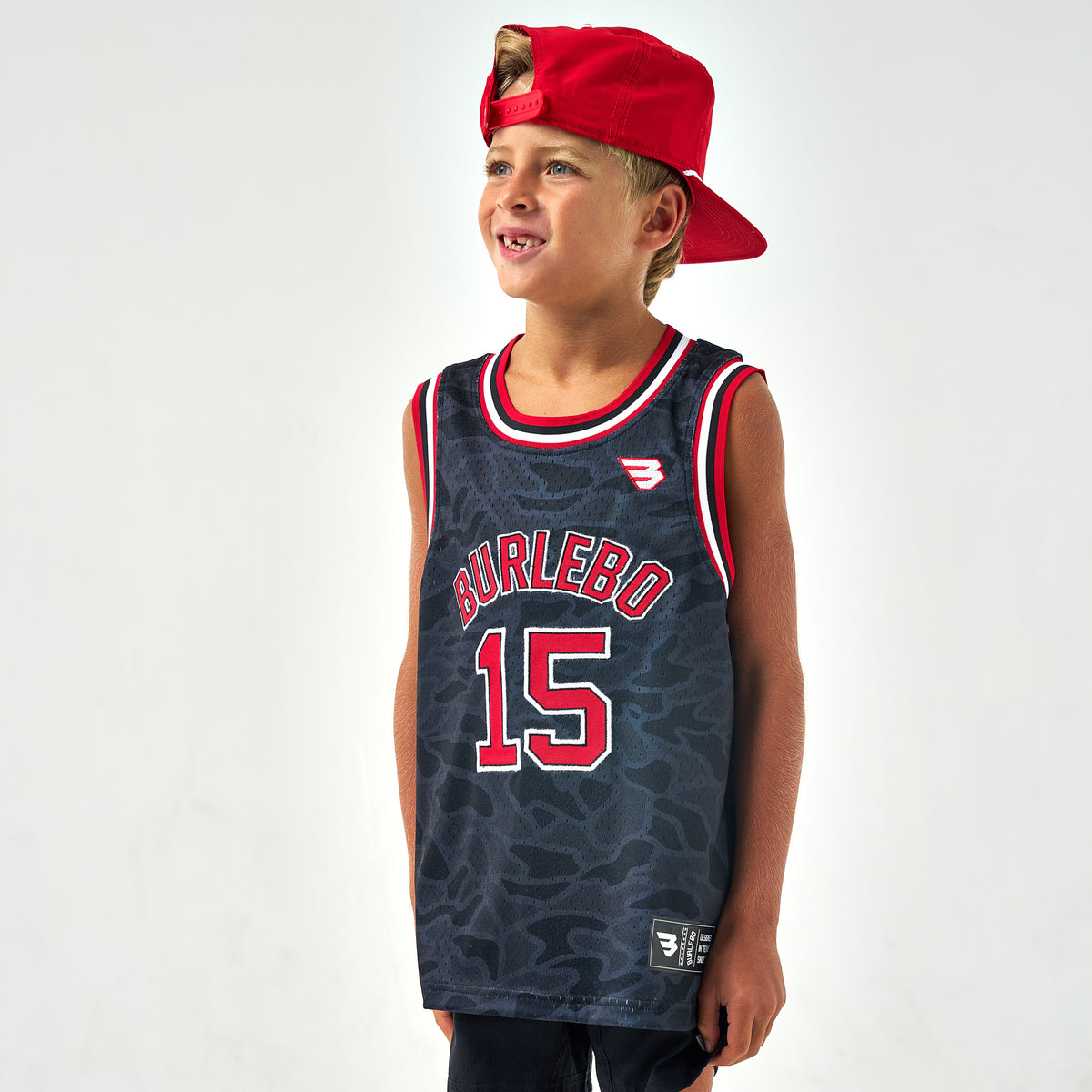 Youth - Jersey - Black Camo