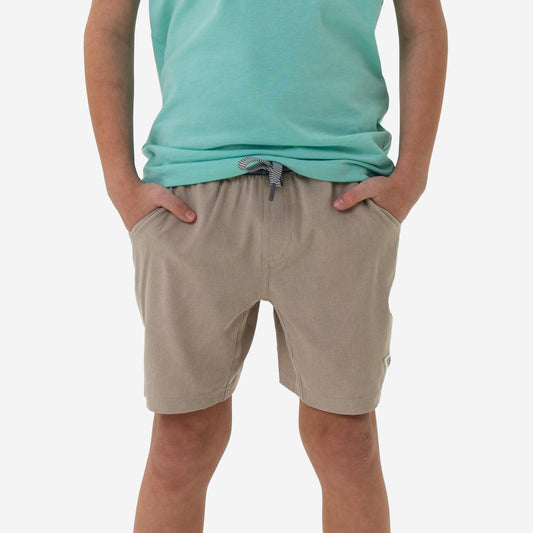 Youth Athletic Short - Heather Khaki - Venado Camo Liner