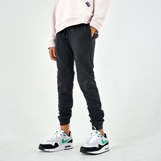 Youth Fleece Jogger - Heather Black