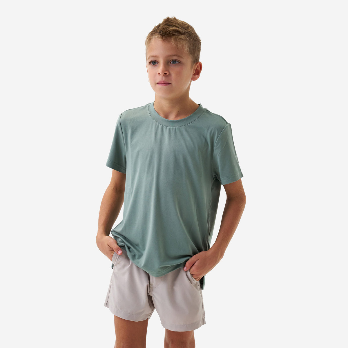 Youth Go To Tee - Sage