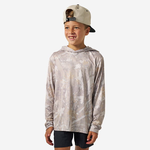 Youth Performance Hoodie - Drifter Camo