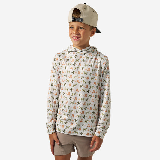 Youth Performance Hoodie - Mallard Duck Dog