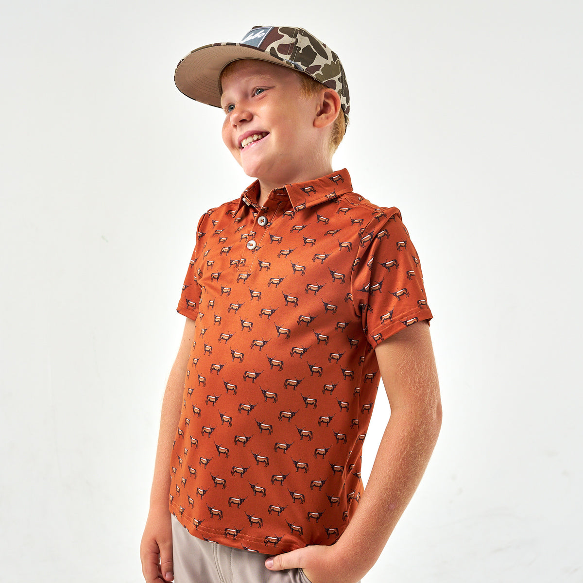 Youth- Performance Polo - By The Horns