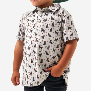 Youth Performance Polo - Ducks And Dogs