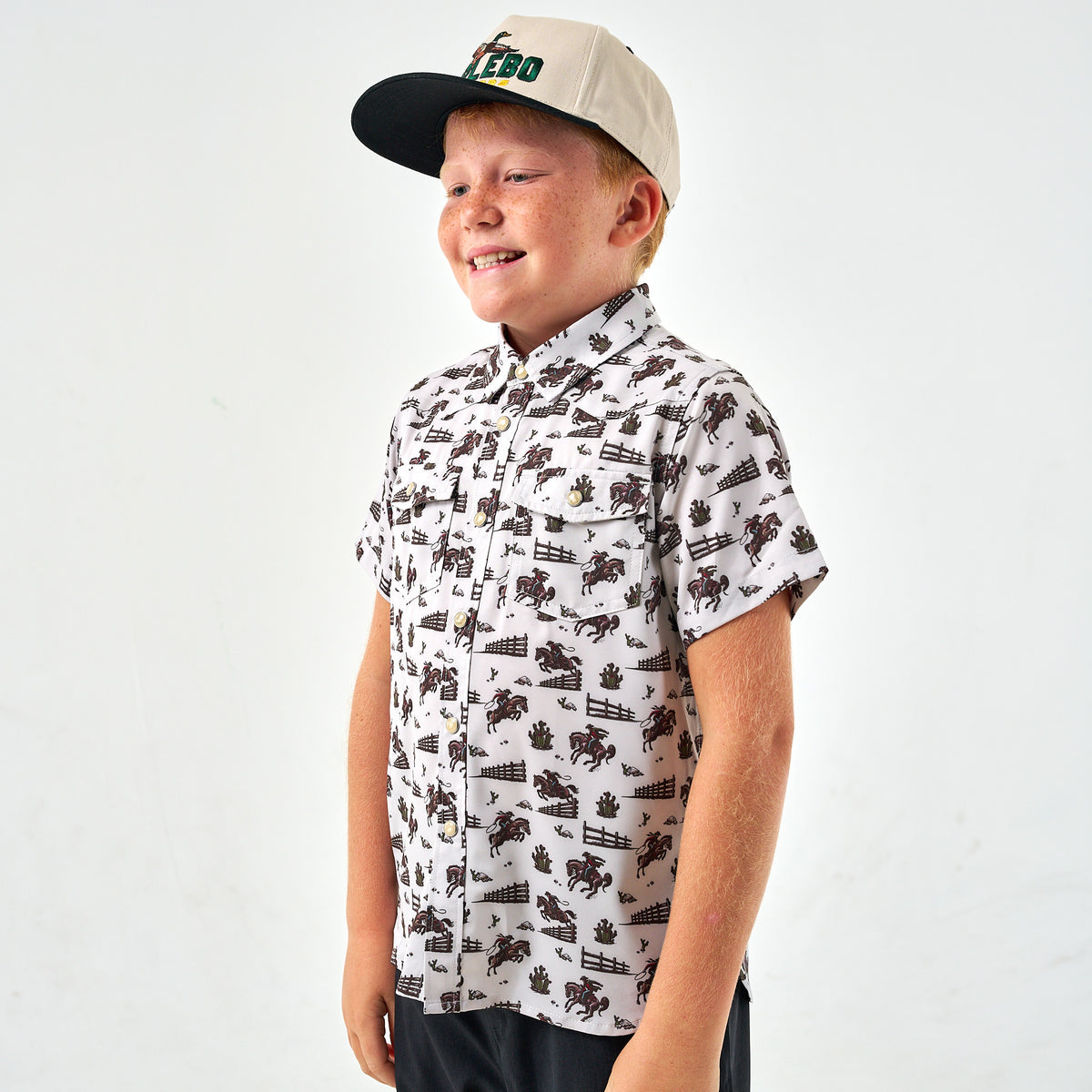 Youth - Performance Western Shirt - Cowboy Country