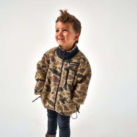Youth Sherpa - Full Zip Jacket - Rocky Mountain Camo