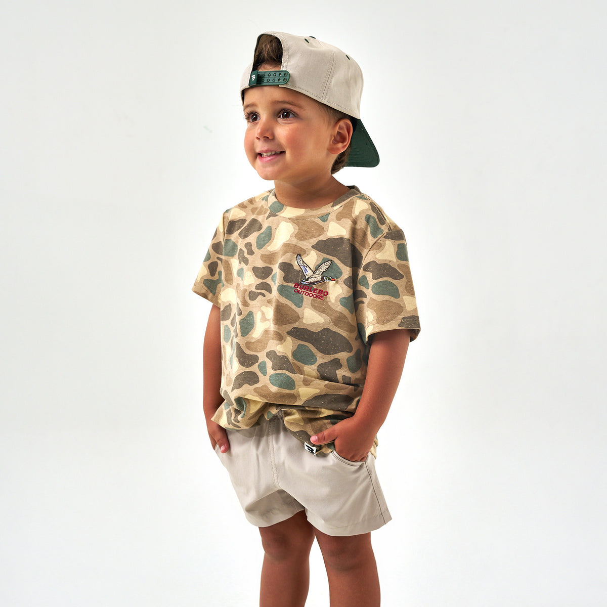 Youth - Short Sleeve Tee - Pintail Camo