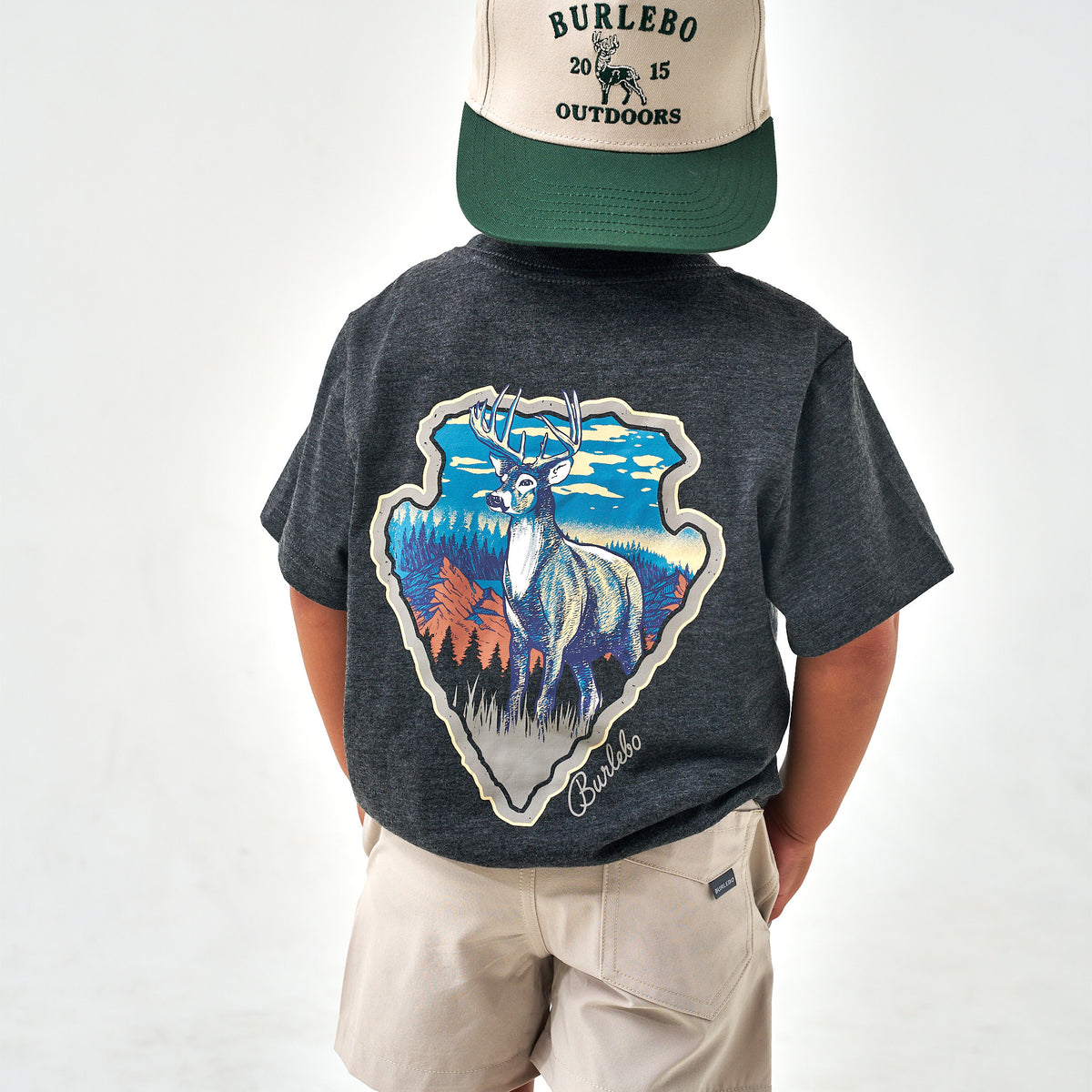 Youth Tee - Whitetail Season - Heather Black
