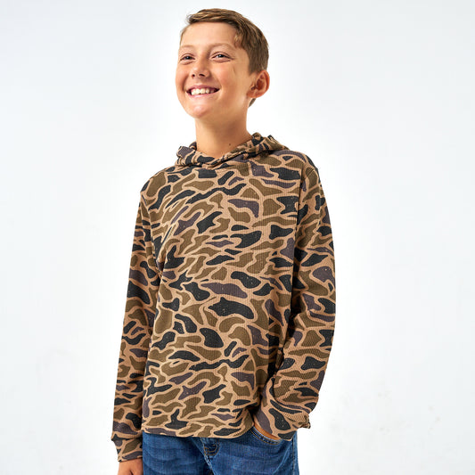Youth Thermal Hoodie - Gauge Camo