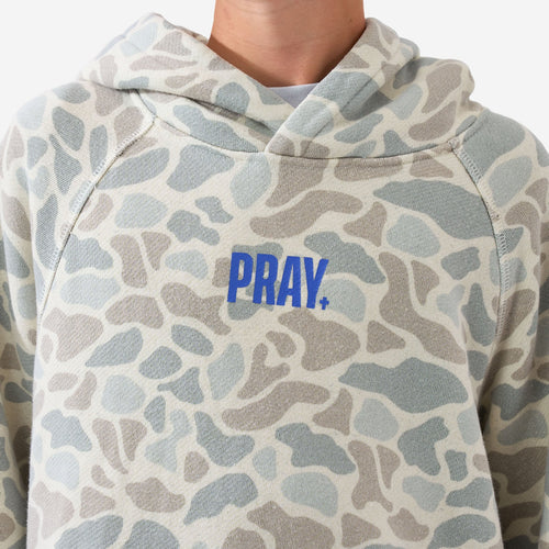 Youth - Vintage Washed Graphic Hoodie - Pray — image 2